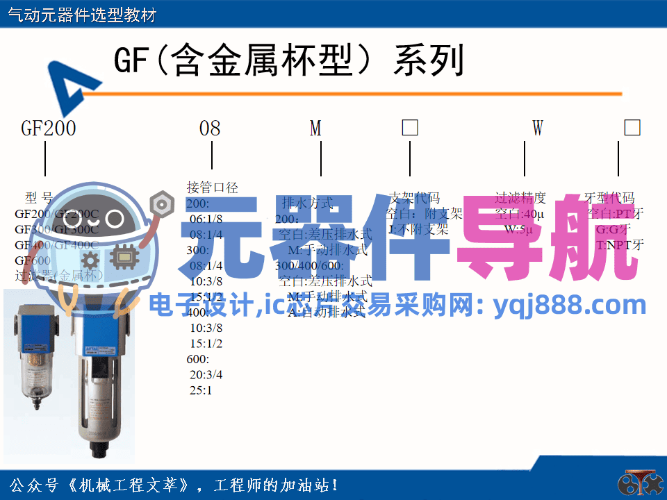 亚德客气动元器件选型教材
