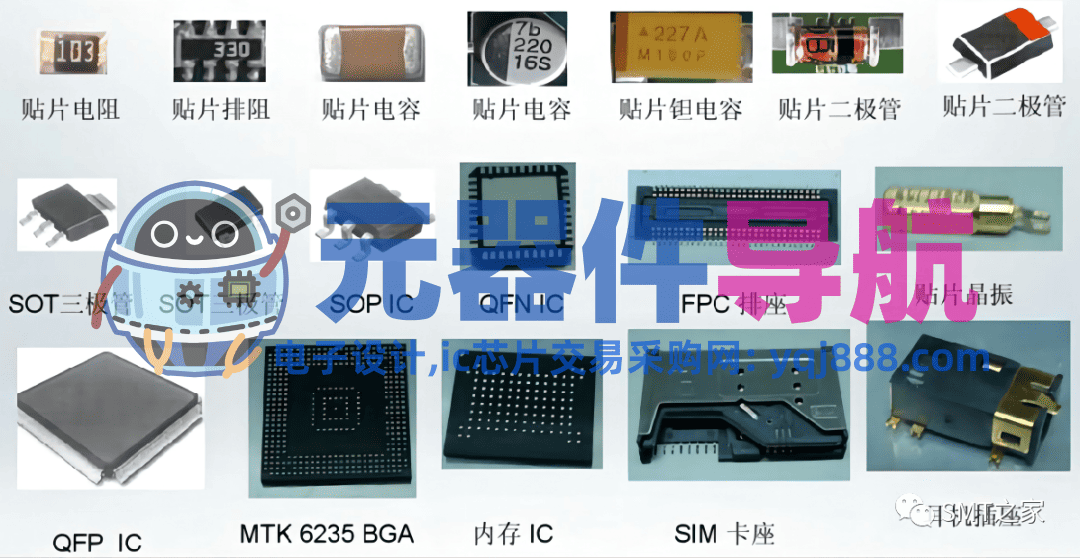 干货分享丨入门基础：PCBA电子元器件极性识别及换算大全（2023精华版）