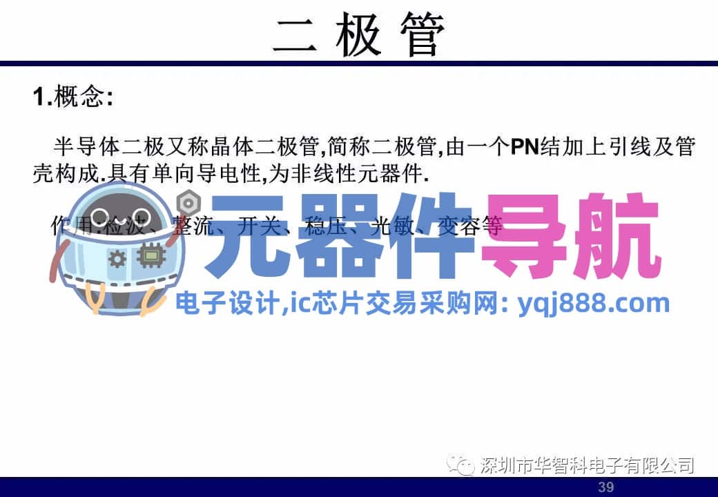 ​电子元器件详解汇总（学习资料）