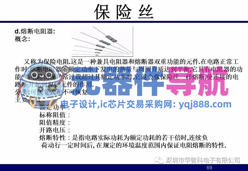 ​电子元器件详解汇总（学习资料）