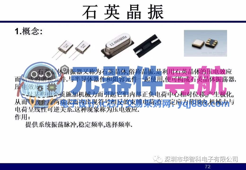 ​电子元器件详解汇总（学习资料）