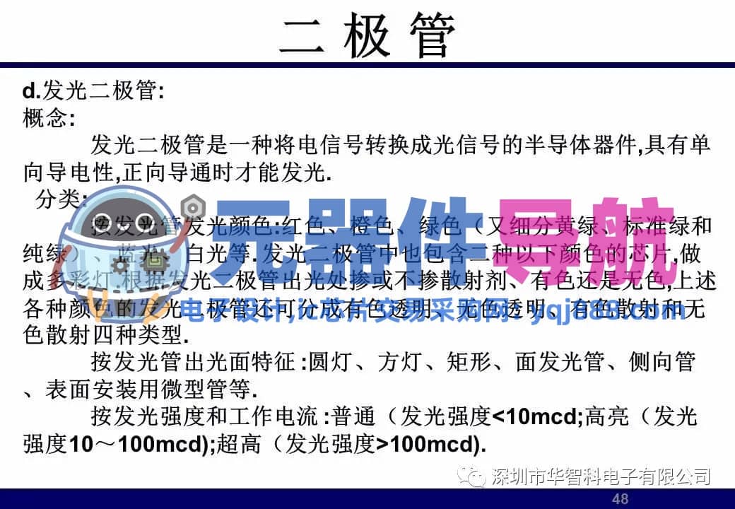 ​电子元器件详解汇总（学习资料）