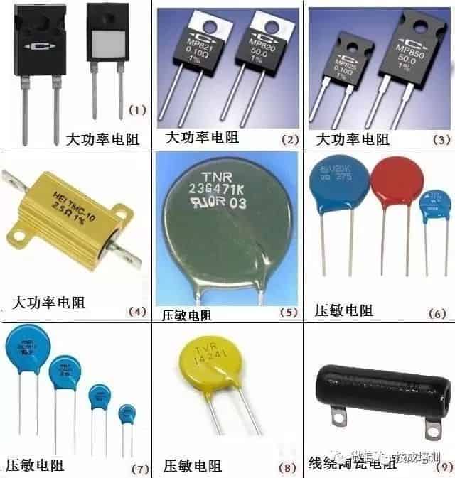 电子元器件图片、名称、符号对照，超全面，请收藏～