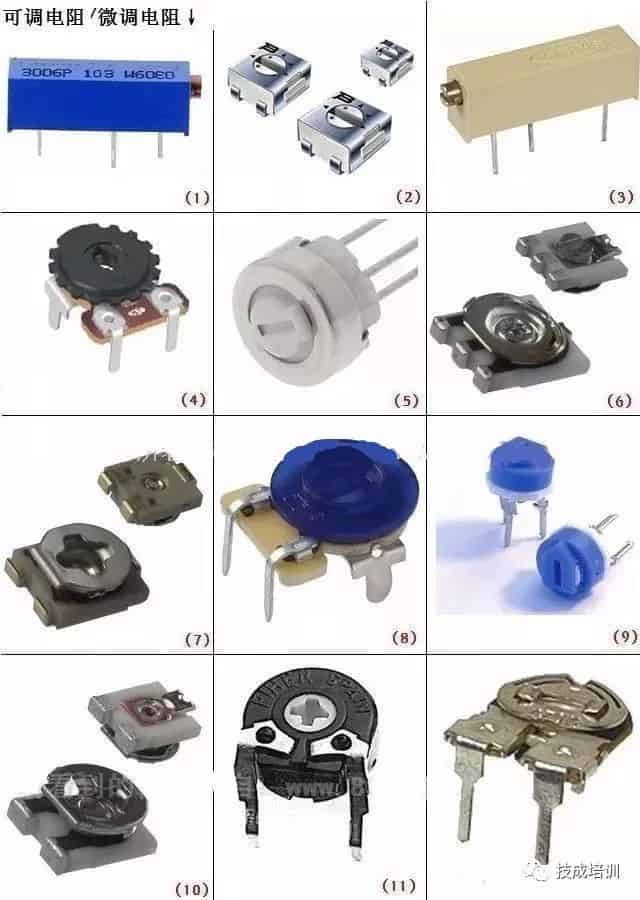 电子元器件图片、名称、符号对照，超全面，请收藏～