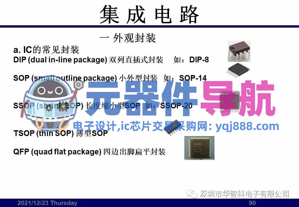 ​电子元器件详解汇总（学习资料）