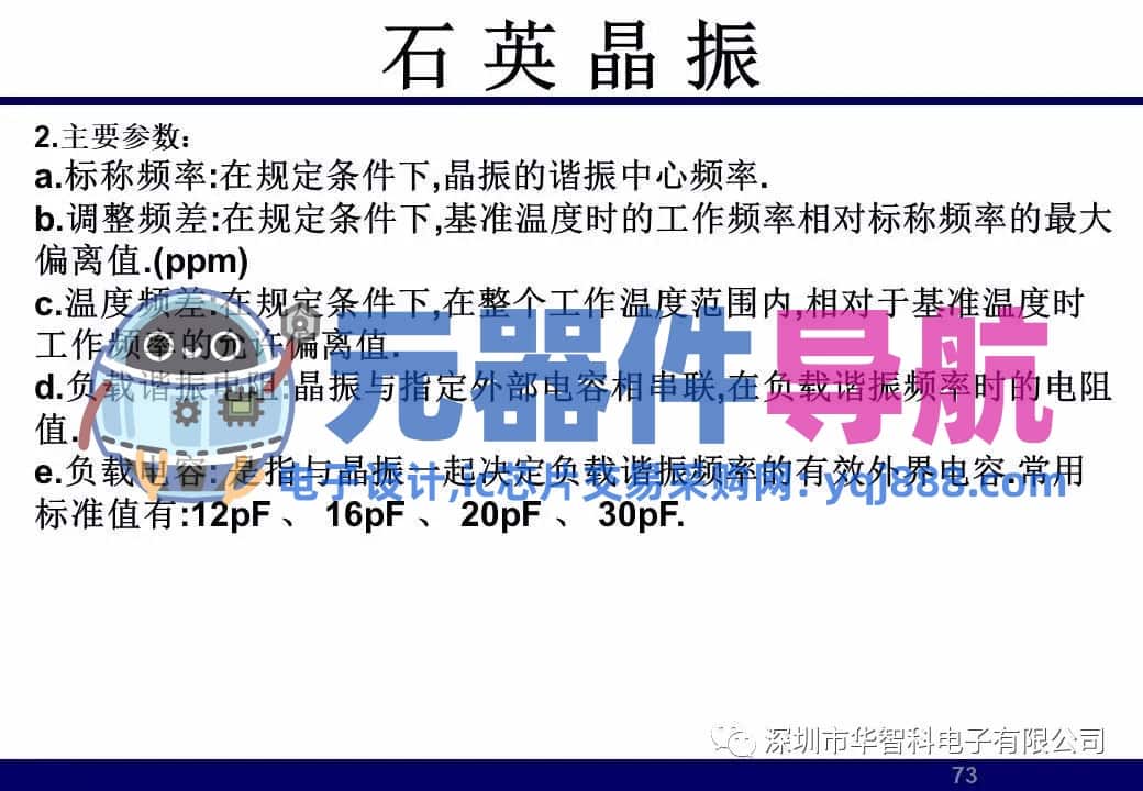 ​电子元器件详解汇总（学习资料）
