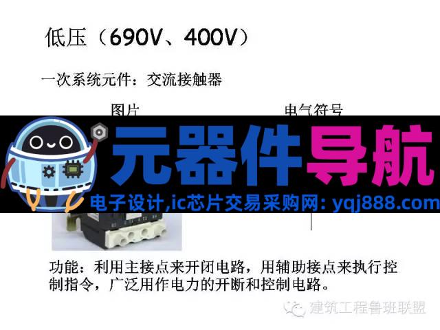 配电系统全套电气元器件图文总结