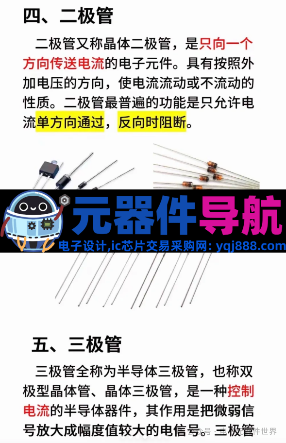 8种常用的电子元器件是哪些？