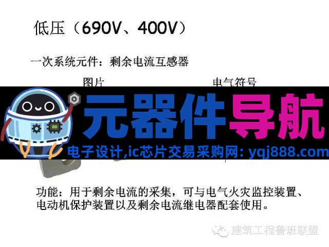 配电系统全套电气元器件图文总结