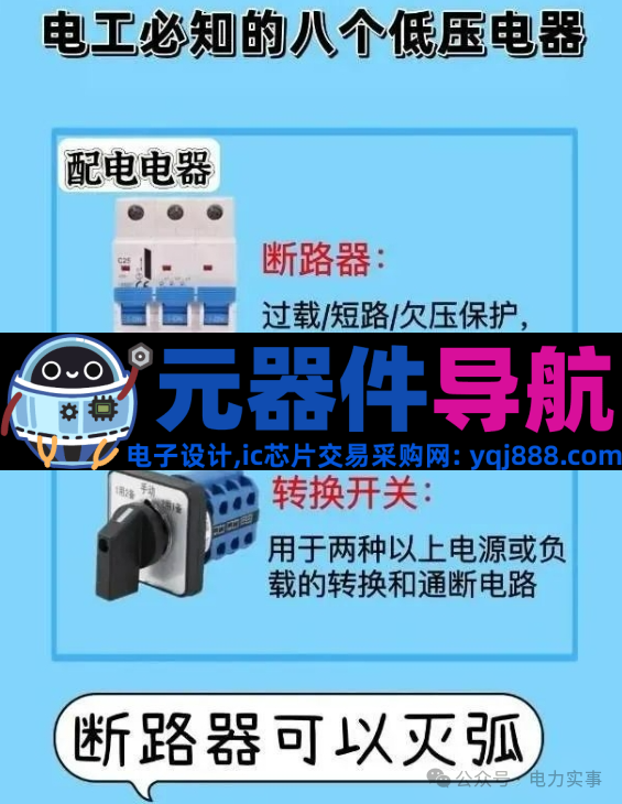 电气元器件大全，你必须了解的