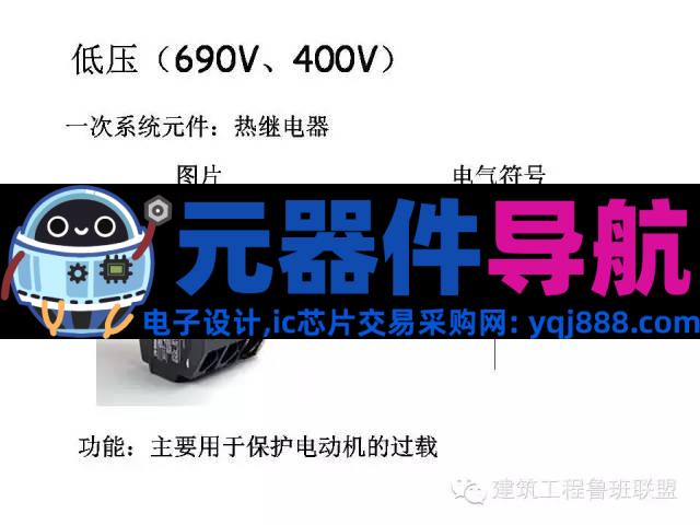 配电系统全套电气元器件图文总结